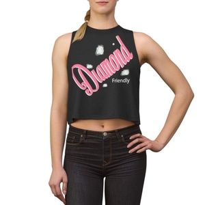 DIAMOND FRIENDLY CROP TOP